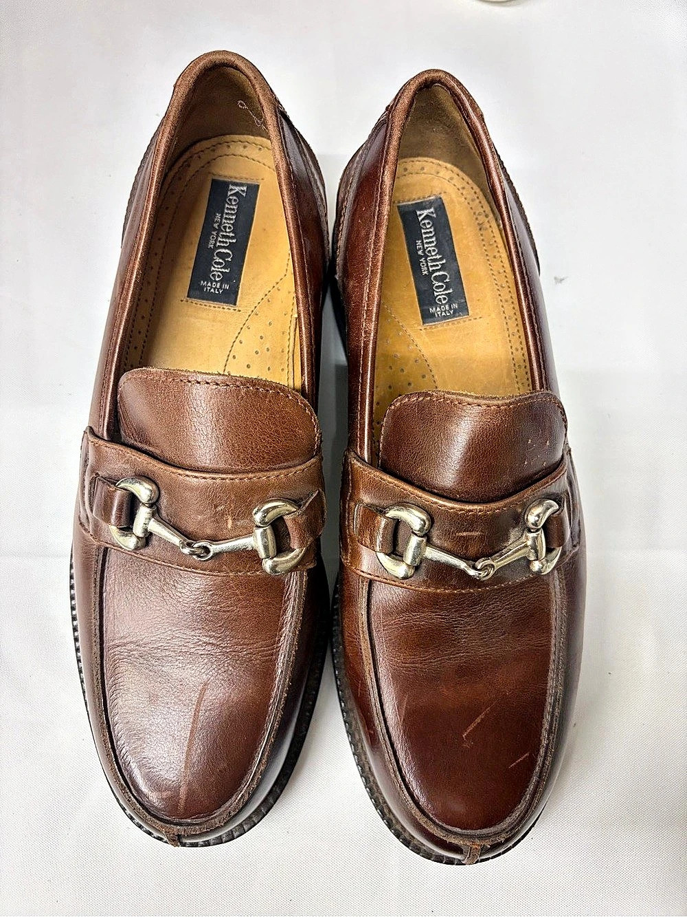 Kenneth Cole Bit Loafers in Brown
